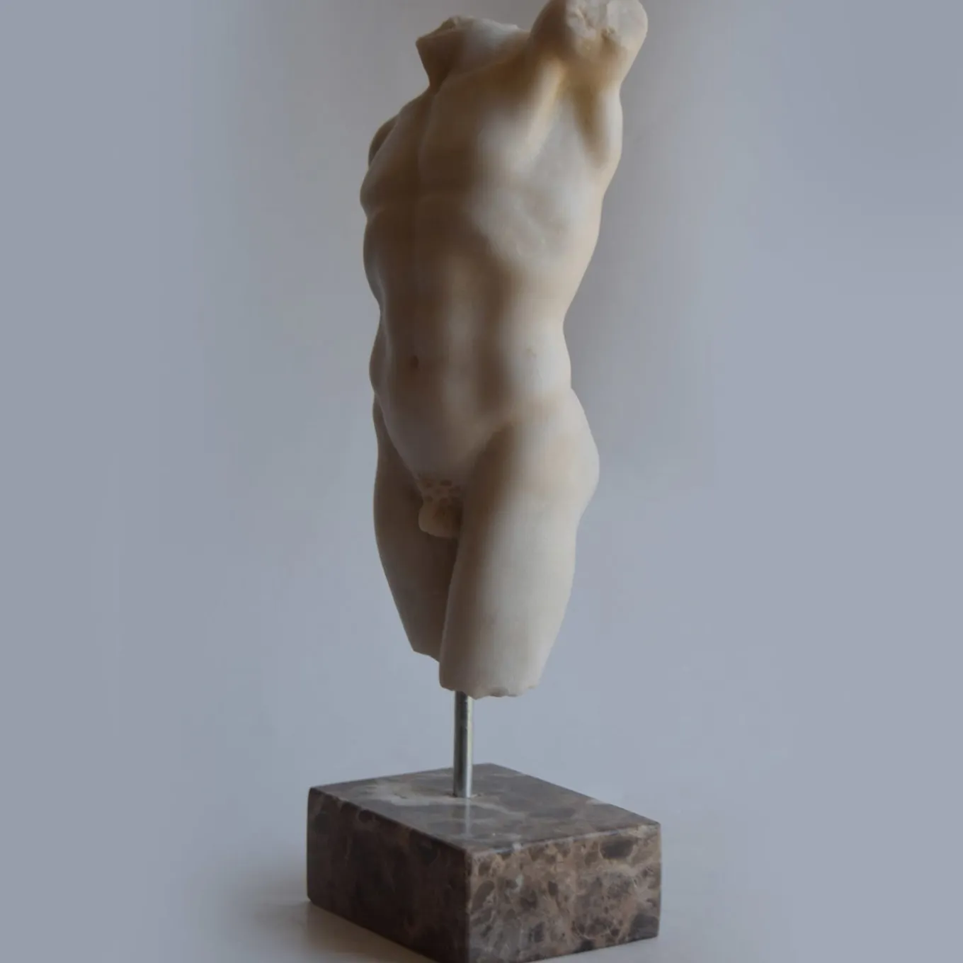 Small Marble Male Torso Sculpture