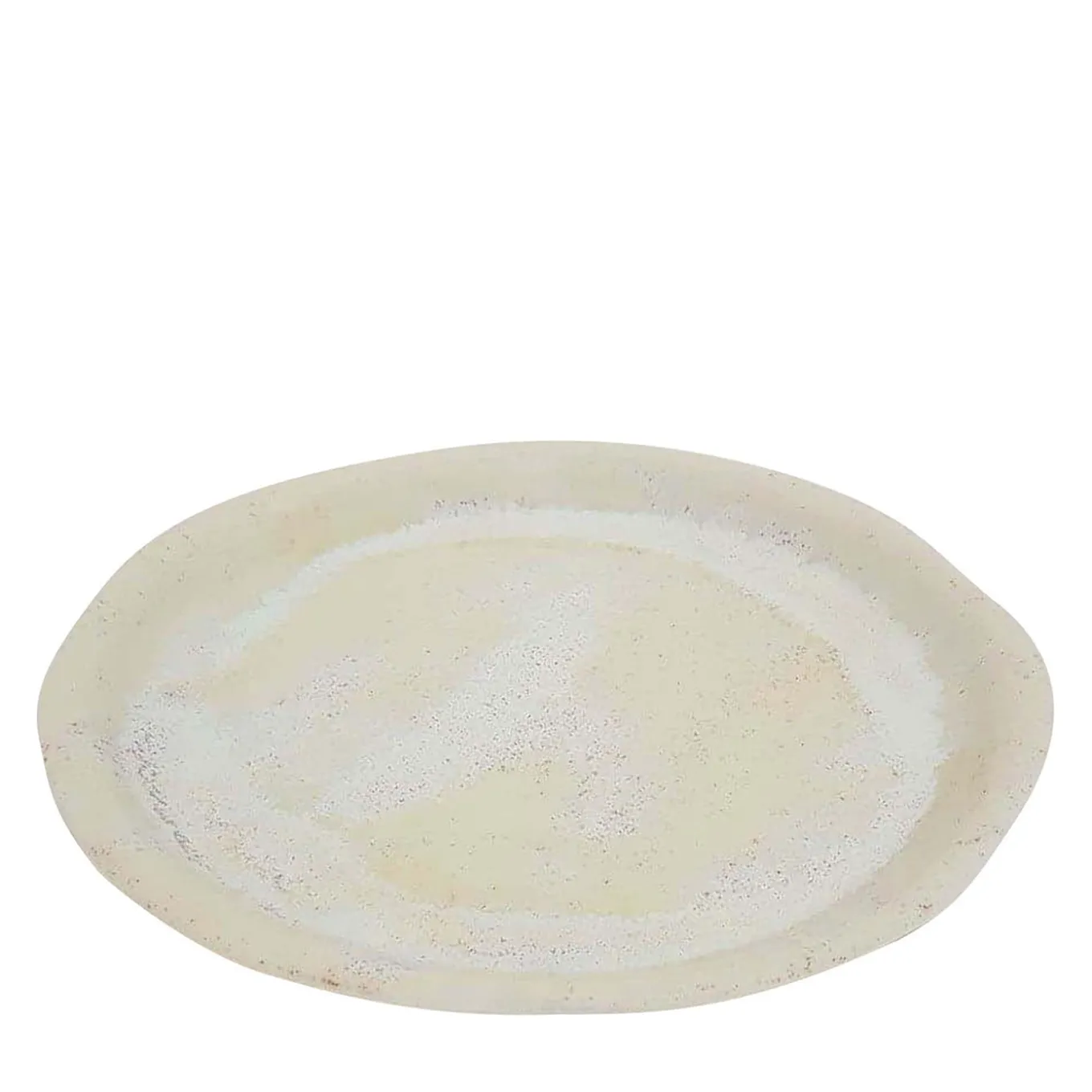 Small Mediterranea Golden Sand Porcelain Plate