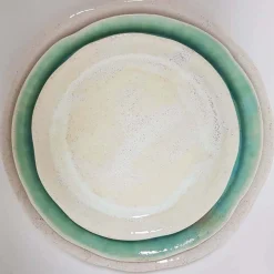 Small Mediterranea Golden Sand Porcelain Plate