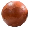 Small Soccer Ball Pouf Papaya