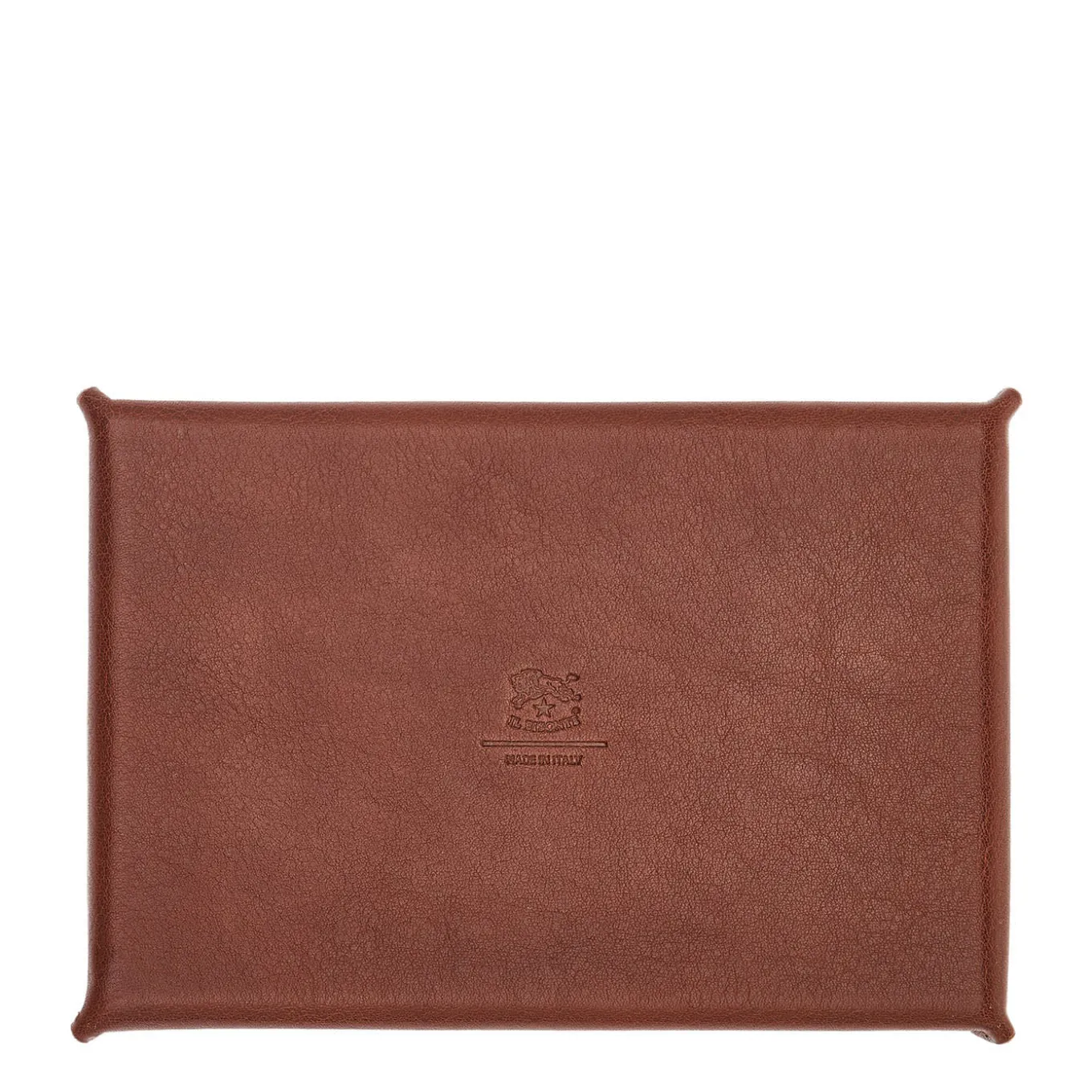 Small Valet Tray in Brown Leather