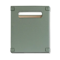 Smeralda Green Leather Wardrobe Basket