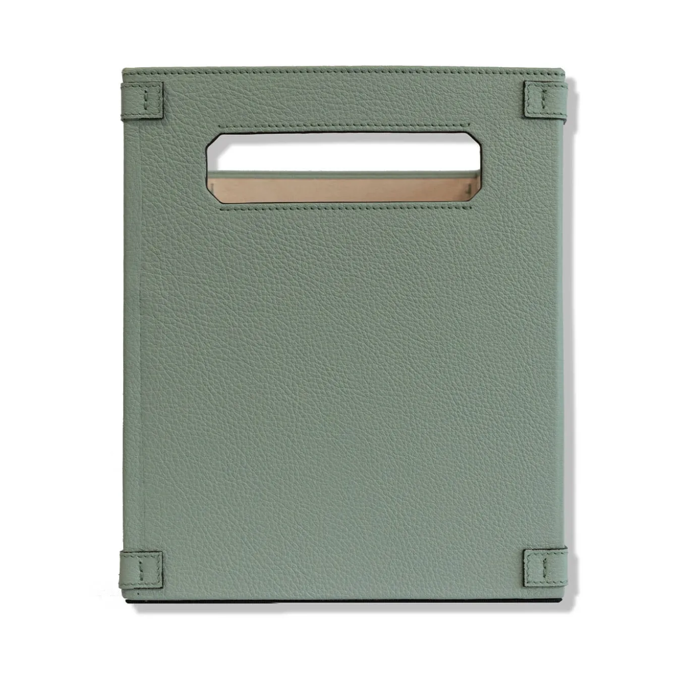 Smeralda Green Leather Wardrobe Basket