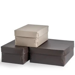 Snob Cappuccino Leather Box