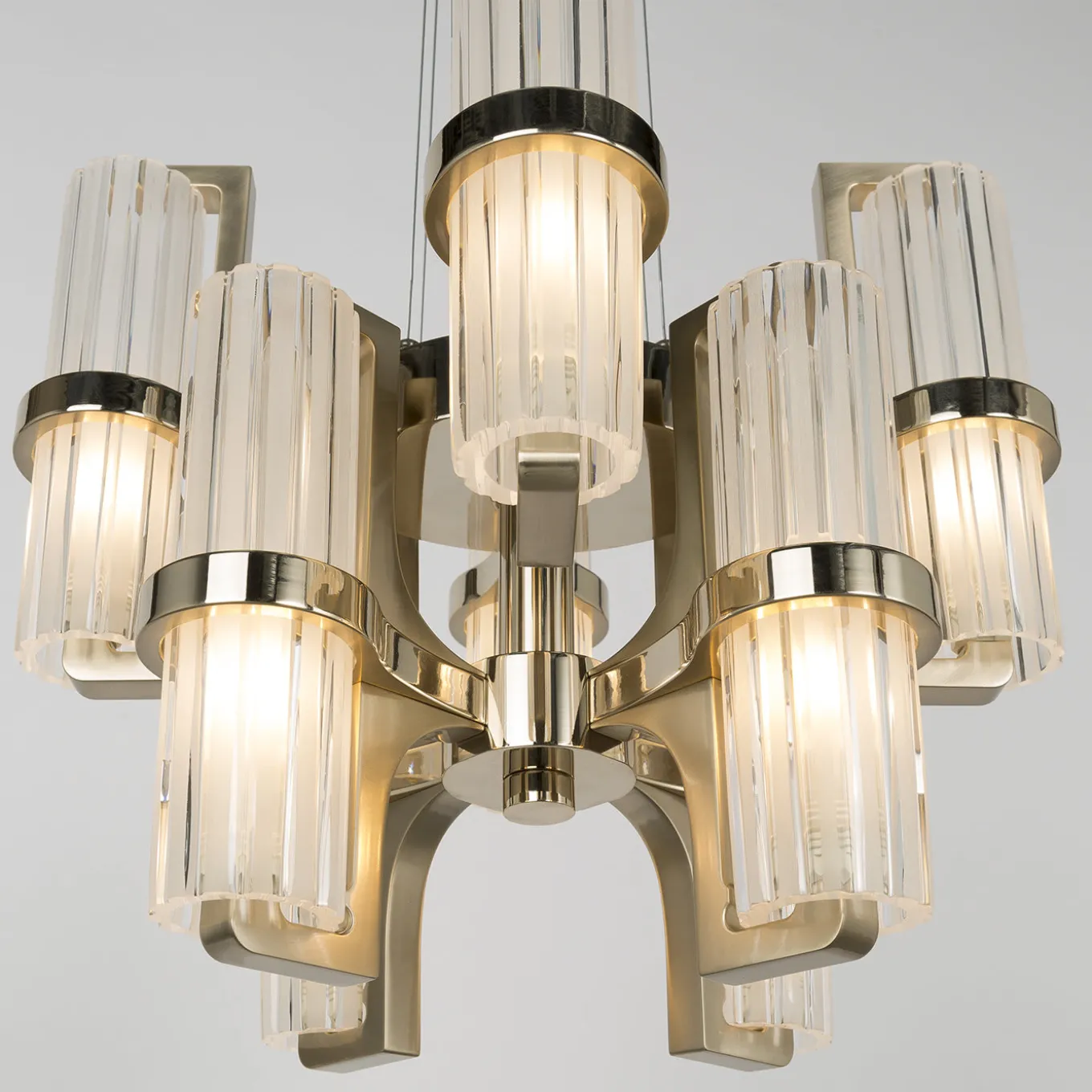 Soave Pendant Light Gold Finish by Emanuela Benedetti