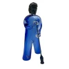 Soffiatore Blue Sculpture by Toso Cristiano
