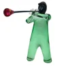 Soffiatore Emerald Green Sculpture by Toso Cristiano
