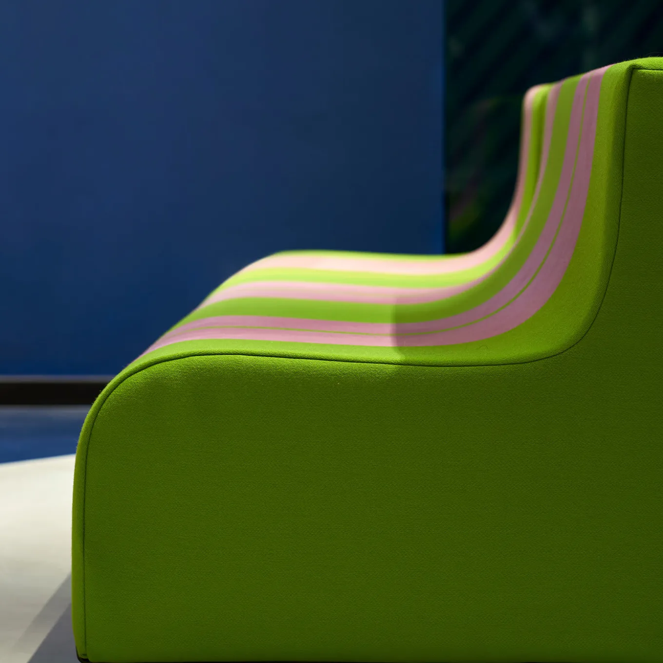 Sofo Green and Pink Sofa