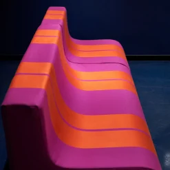 Sofo Purple and Red Sofa