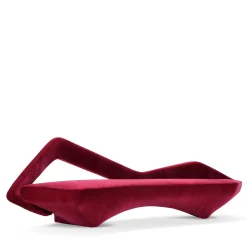Soft Machine Burgundy Sofa by Giovanni Tommaso Garattoni