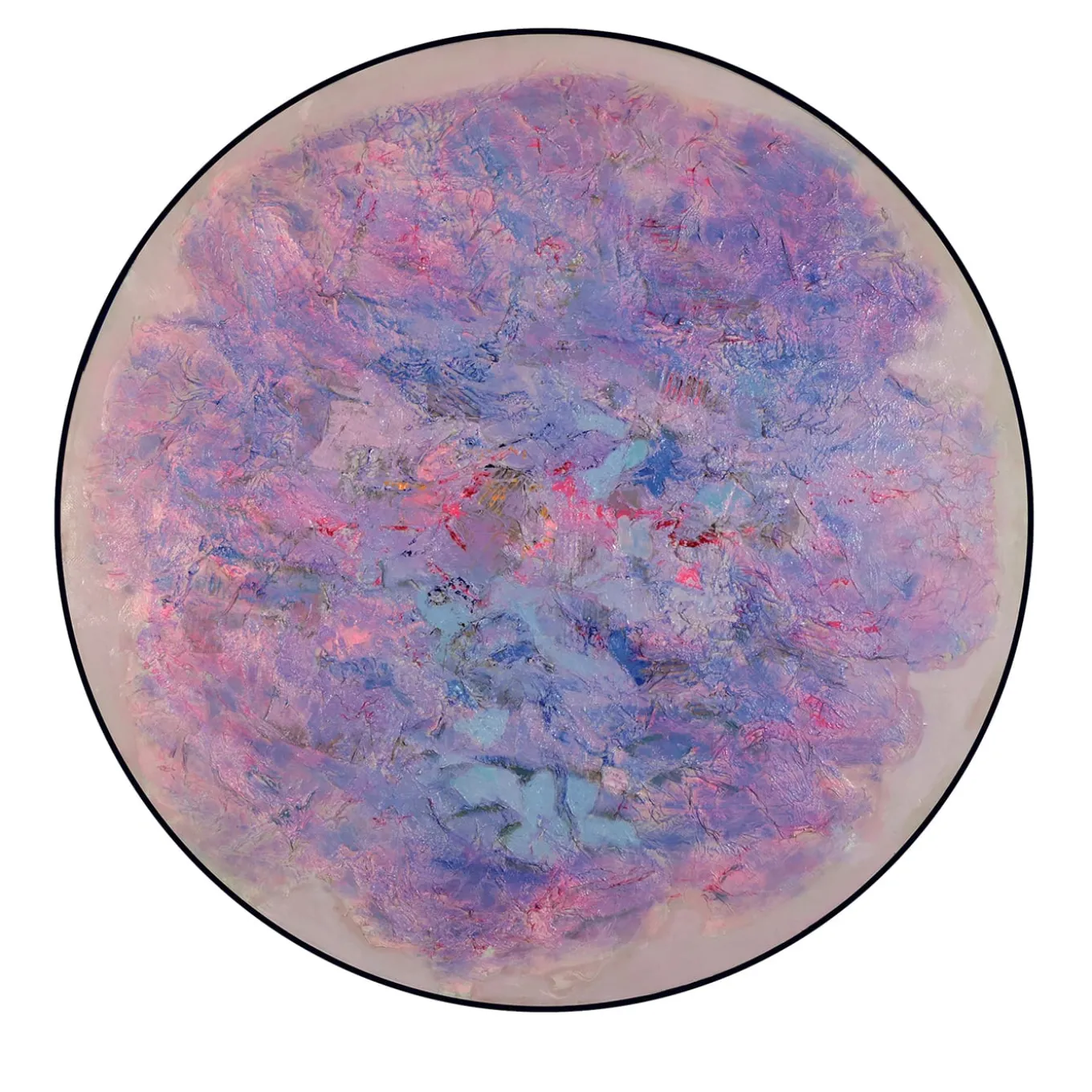 Sogno Lilla Abstract Painting by Giuseppe Caiafa