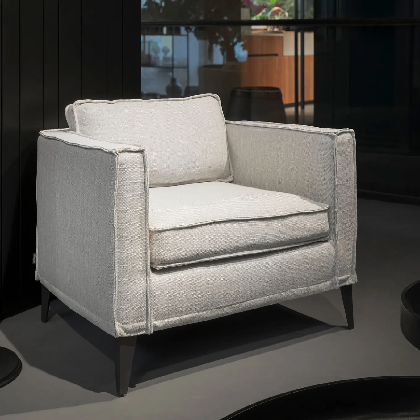 Soho Beige fabric Outdoor Armchair