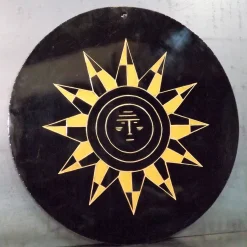 Sole al Centro Metal Decorative Plate