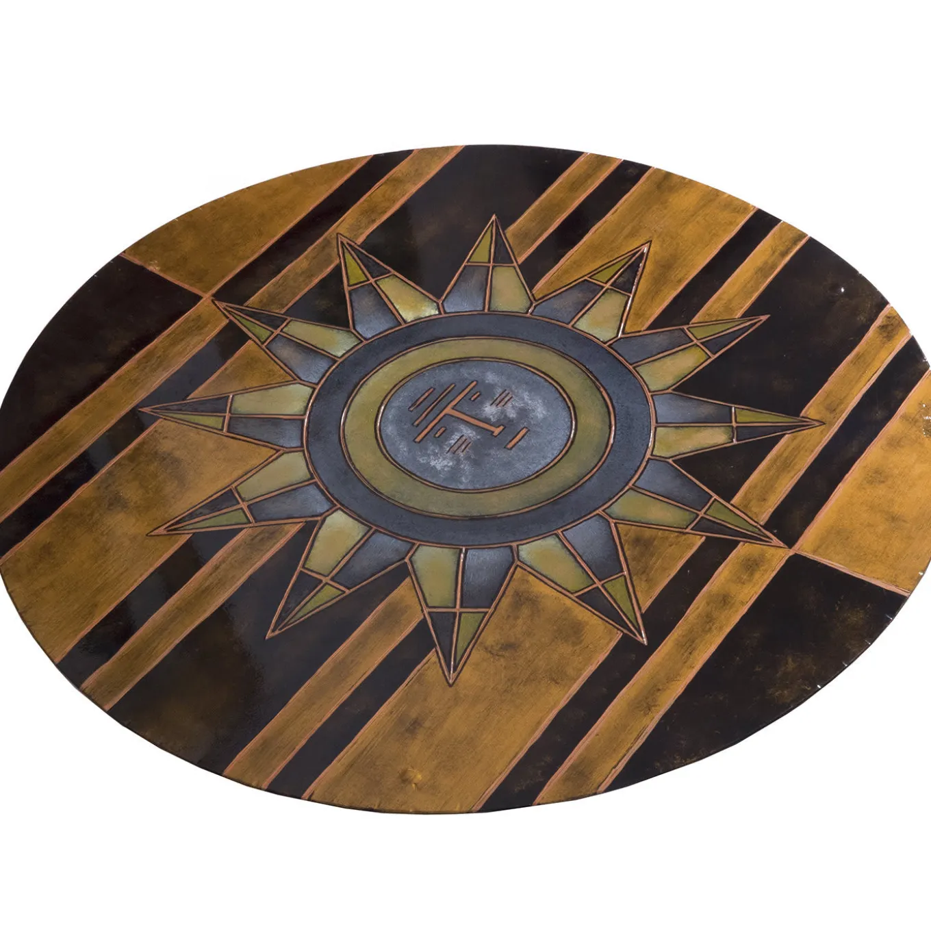 Sole Al Centro Plate with Sa Burra Background