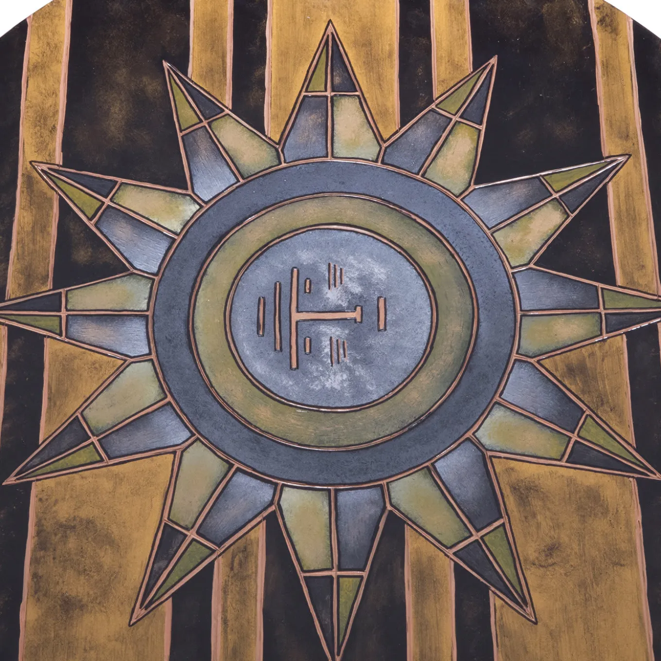 Sole Al Centro Plate with Sa Burra Background