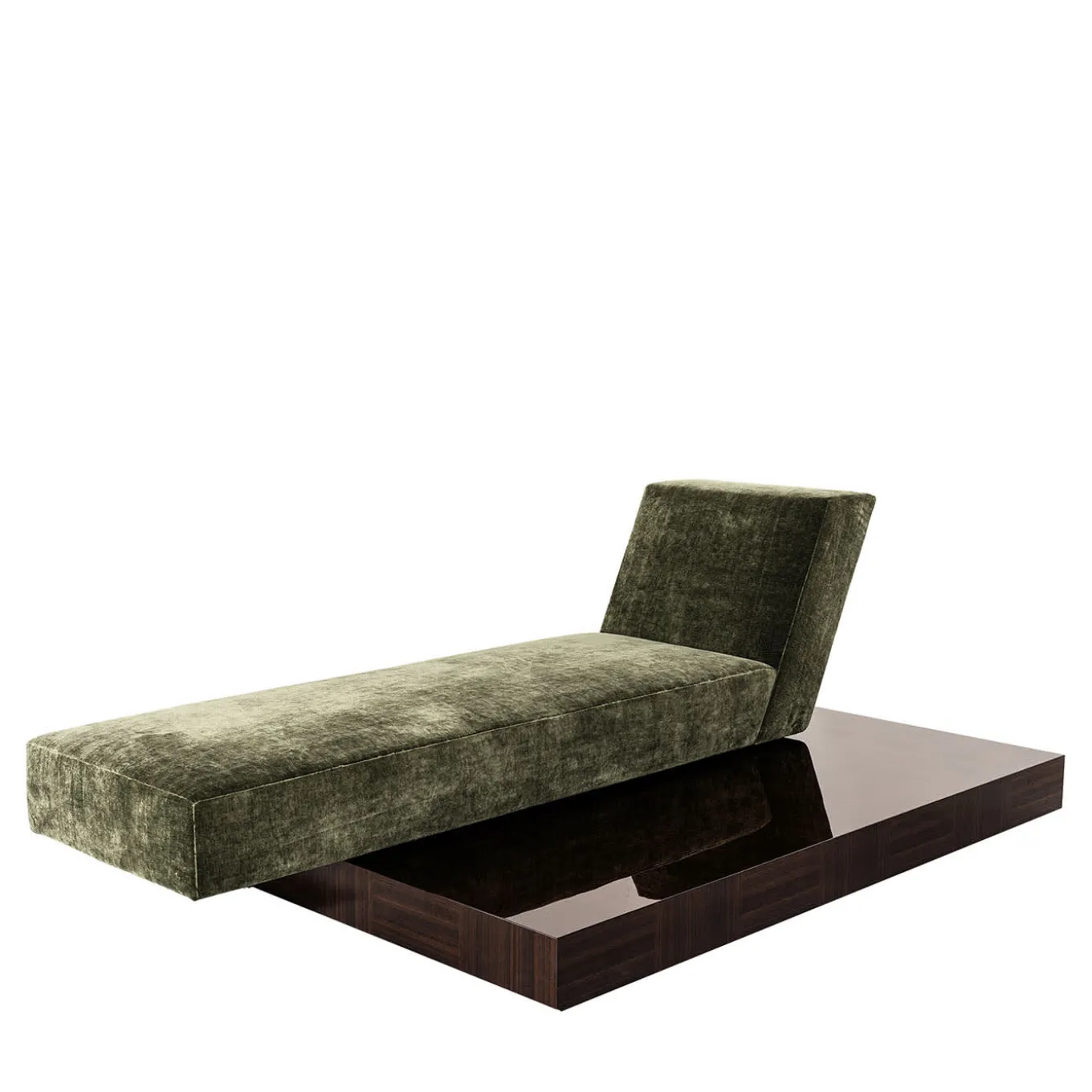 Sovrana Green Chaise Longue by Storagemilano