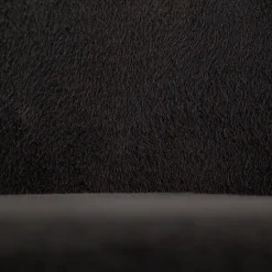 SPACE CADET Black Bar Stool with Chrome Base