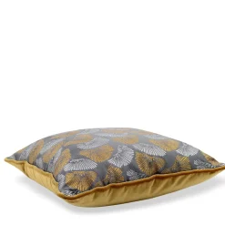 Sparkling Carrè Cushion in Jacquard Fabric and Silk Velvet