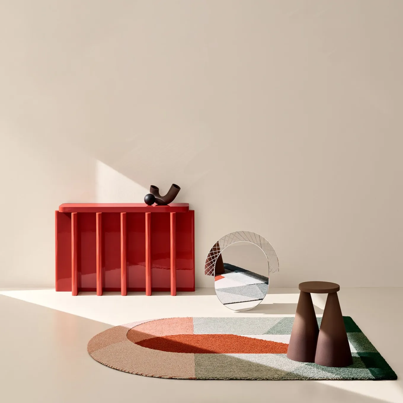 Spina Dusty Red Console