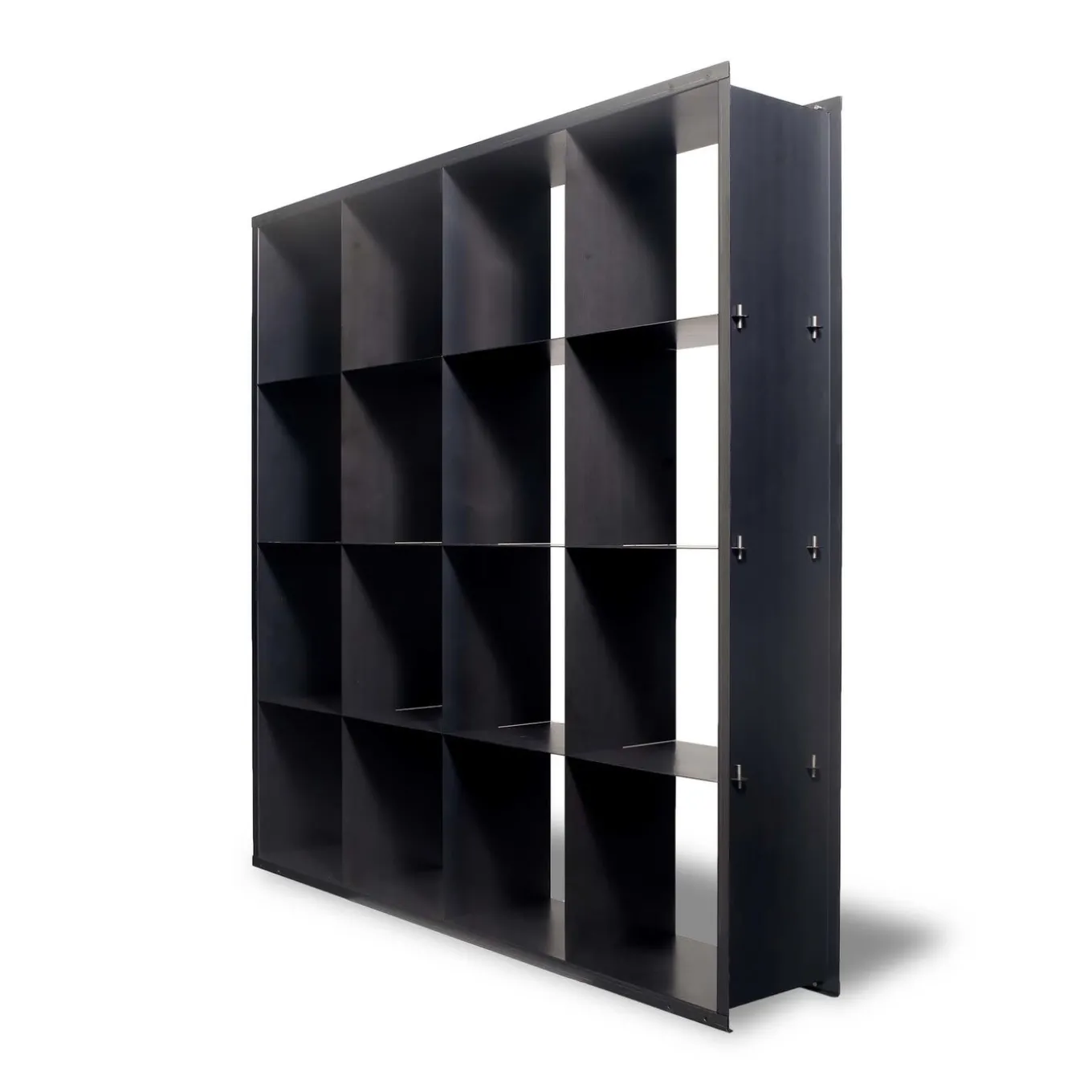 Spina 4x4 Black Wall Unit