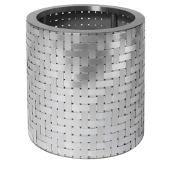 Splot4Flowers Silver Cachepot