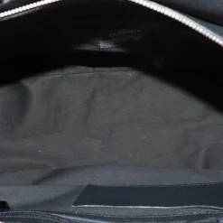 Sport Black & White Bag with Tennis-Racket-Shaped Pocket