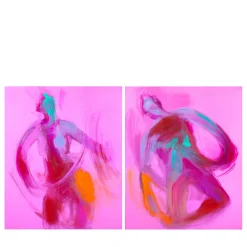 Spring 2021 Diptych Painting