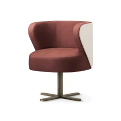 Spritz Red Leather Chair by Lorenza Bozzoli