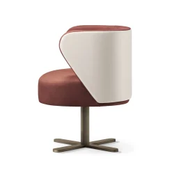 Spritz Red Leather Chair by Lorenza Bozzoli