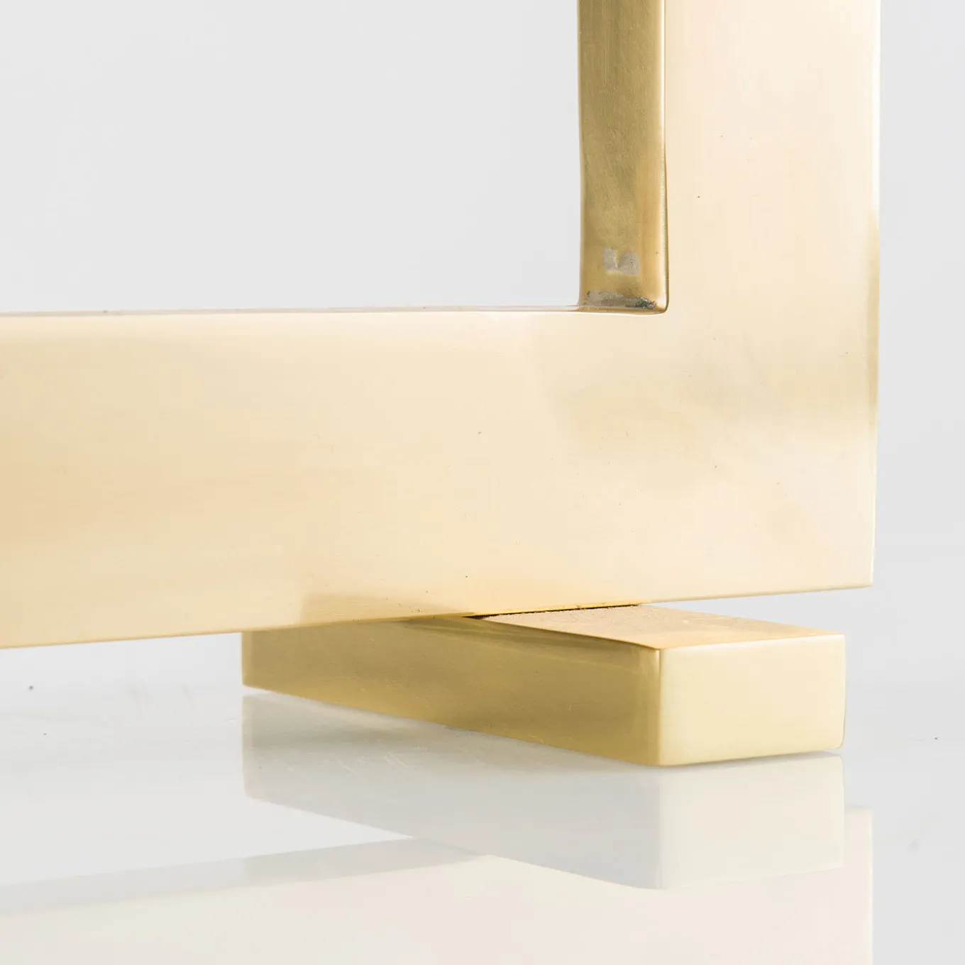 Sputnik Linen And Brass Table Lamp