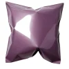 Square Purple Pillow-Shaped Wall Sculpture
