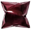 Square Red Pillow-Shaped Wall Sculpture #1