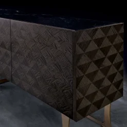 Square Sycamore Sideboard