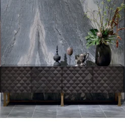 Square Sycamore Sideboard