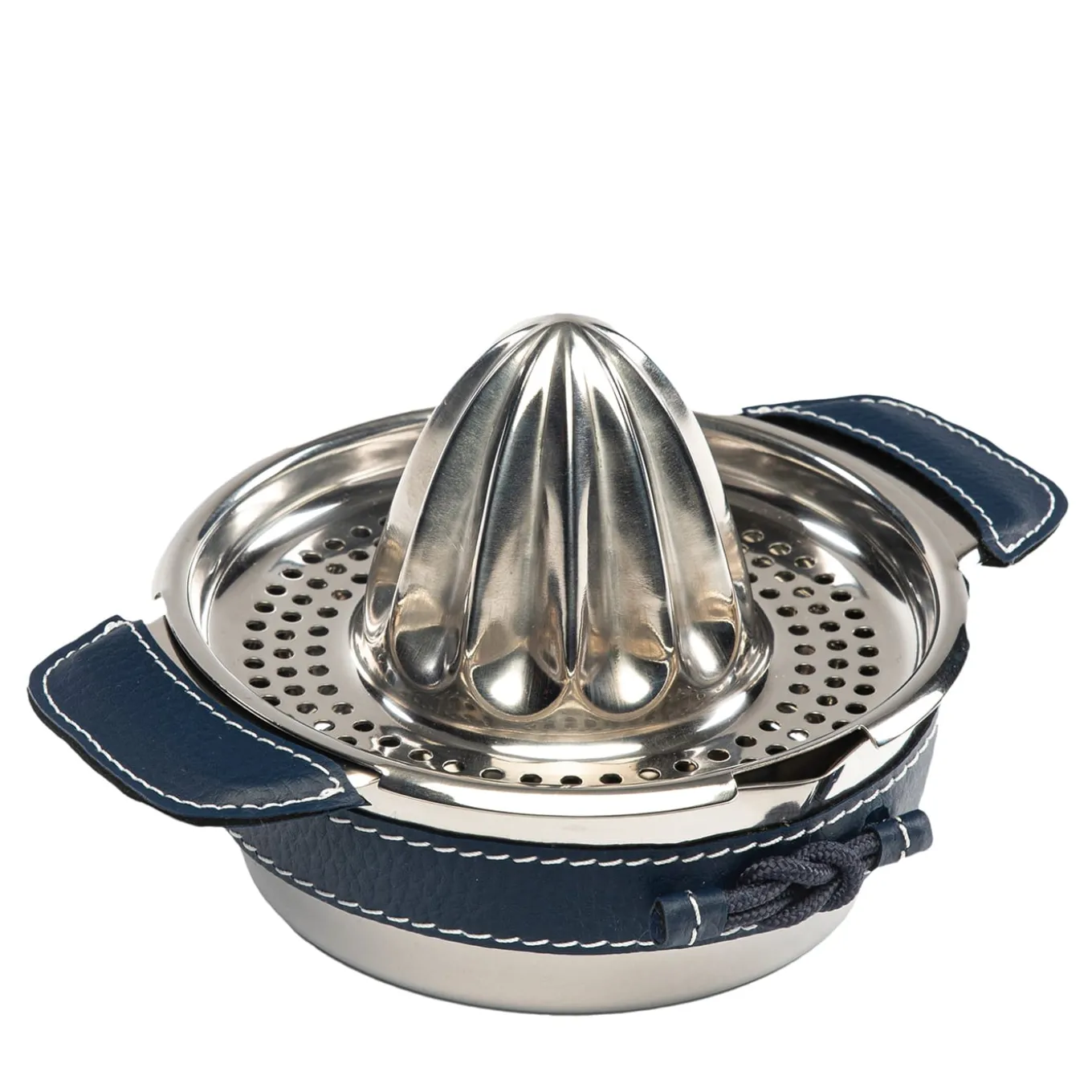 Squeezer with Blue Eco-Leather and Rope Inserts