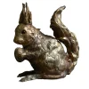 Squirrel Bronze Bottle Holder