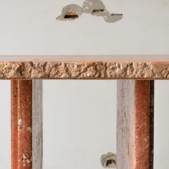 SSC103-2 Travertino Rosso Marble Console