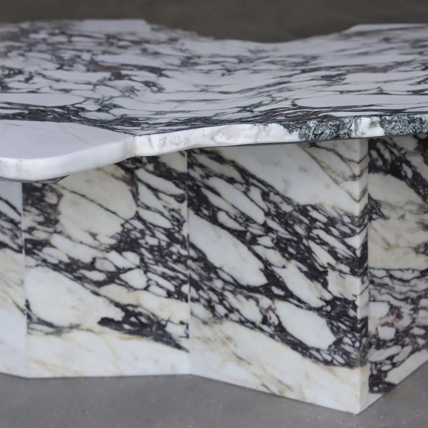 SST034 Calacatta Monet Marble Coffee Table