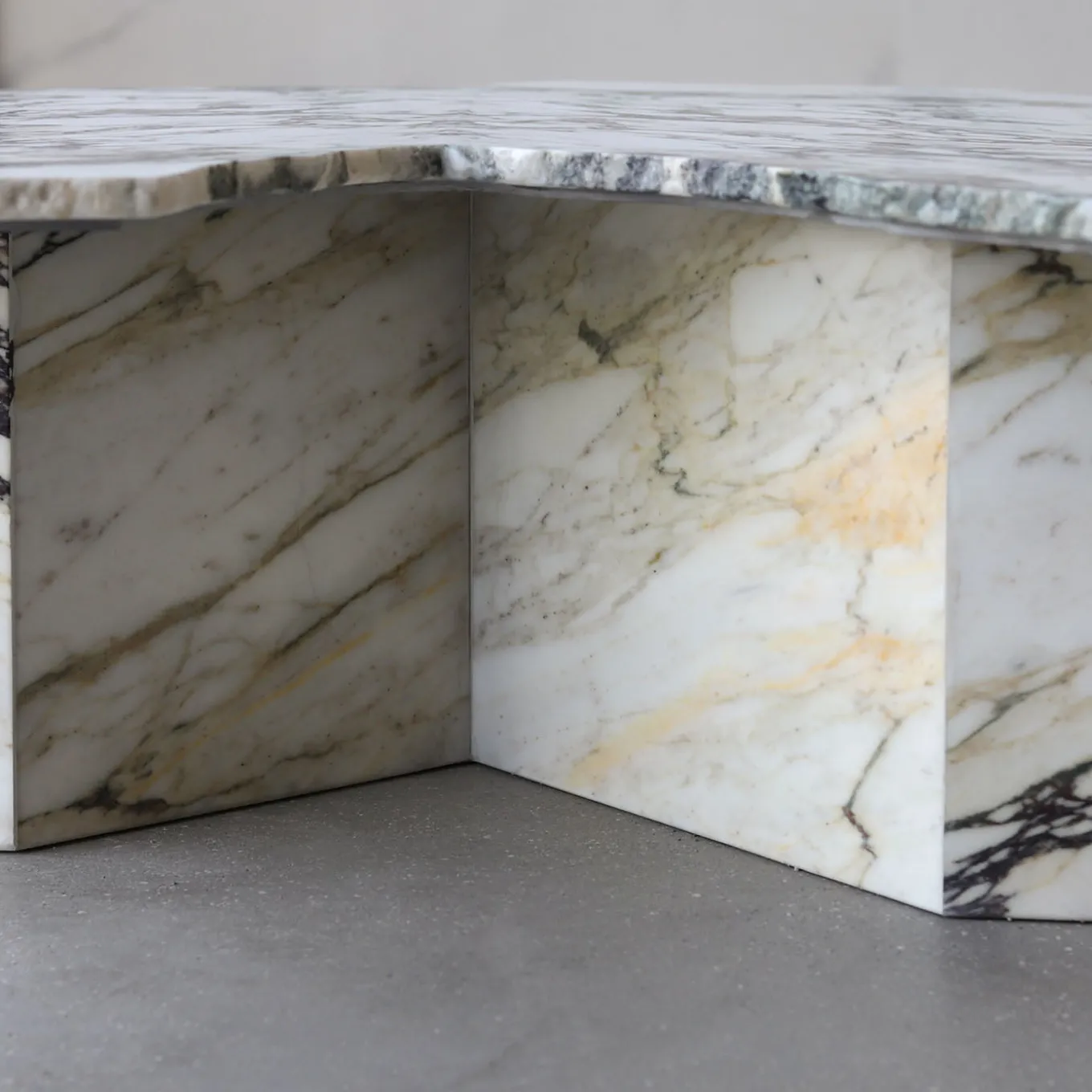 SST034 Calacatta Monet Marble Coffee Table