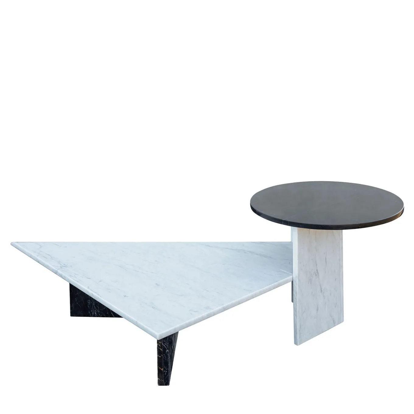 SST014 Carrara and Marquinia Marble Low Tables