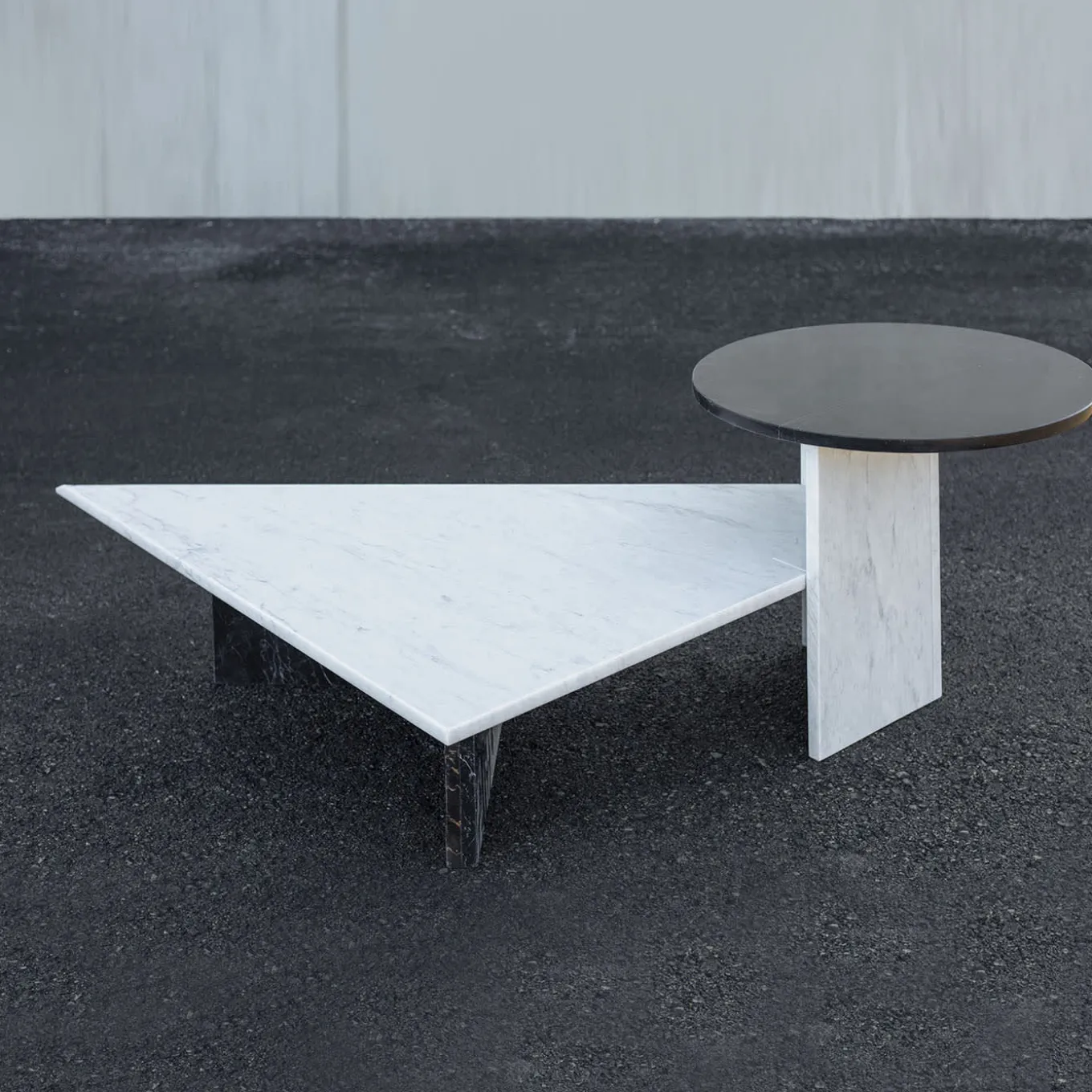SST014 Carrara and Marquinia Marble Low Tables