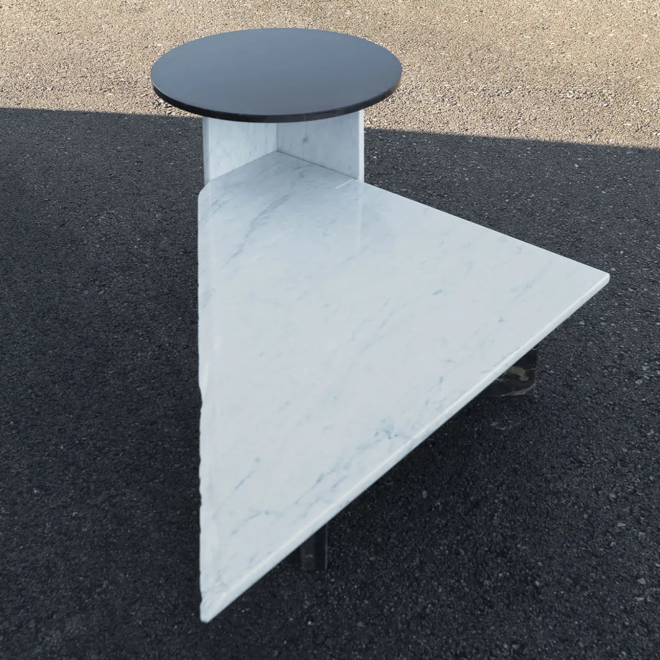 SST014 Carrara and Marquinia Marble Low Tables