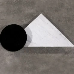 SST014 Carrara and Marquinia Marble Low Tables