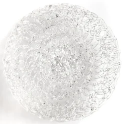 21st Century Medium Glass Lace Fruit Bowl
