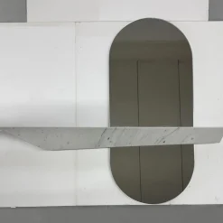 Stadium White Carrara Wall Mirror