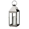 Stainless Steel Lantern with Pyramid Top