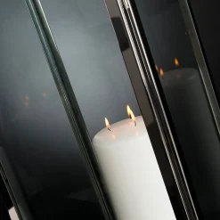 Stainless Steel Lantern with Flat Top