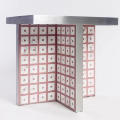 Standard Geometries Calacatta Side Table by David/Nicolas