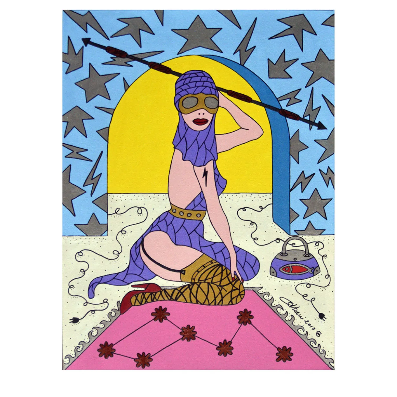 Star Wars Rey Painting