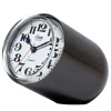 Static Dark Gray Table Clock by Richard Sapper